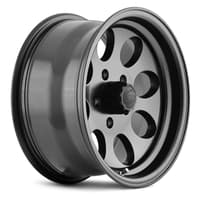 (clearance - no returns) 16x8 ion alloy 171 matte black 5x4.5/114.3 -5mm