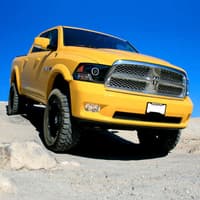 superlift 12-18 dodge ram 1500 4wd 6in lift kit w/ bilstein front struts & rear shocks k1020b