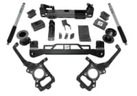 superlift 21-22 ford f-150 4wd 6in lift kit w/bilstein 5100 series rear shocks k130b
