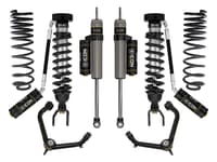 icon 2019-2023 ram 1500, 2-3" lift, stage 3 suspension system, tubular uca k213113t