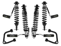 icon 2021-2023 ford bronco, non-sasquatch, 3-4" lift, stage 4 suspension system, tubular, heavy rate rear spring k40004tx