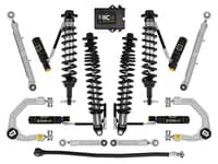 icon 2021-2023 ford bronco, sasquatch, 2-3" lift, stage 8 suspension system, billet, heavy rate rear spring k40018x