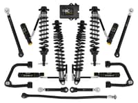 icon 2021-2023 ford bronco, non-sasquatch, 3-4" lift, stage 8 suspension system, tubular k40008t