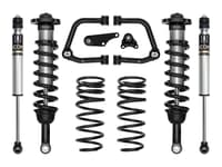 icon 2024-2025 toyota tacoma 1.25-3" lift, stage 2 suspension system, tubular, overland rear springs k53292tx