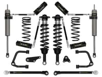 icon 2024-2025 toyota tacoma 1.25-3" lift, stage 7 suspension system, tubular, overland rear springs k53297tx