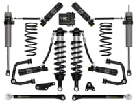 icon 2024-2025 toyota tacoma 1.25-3" lift, stage 10 suspension system, tubular, overland rear springs k53300tx