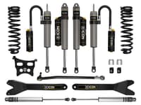 icon 2023 ford f-250/f-350 super duty 4wd diesel, 2.5" lift, stage 5 suspension system w/ radius arms k62565r