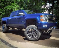 superlift 07-16 chevy silv 4wd 8in lift kit w/ oe cast steel control arms & king coilovers & shocks k919kg