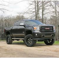 superlift 07-16 chevy silv 4wd 8in lift kit w/ oe cast steel control arms & king coilovers & shocks k919kg