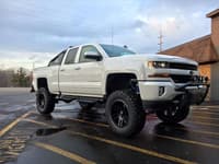 superlift 07-16 chevy silv 4wd 8in lift kit w/ oe cast steel control arms & king coilovers & shocks k919kg