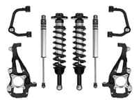icon 2021-2024 ford f-150 4wd, 3.5-4.5" lift, stage 1 suspension system, tubular k93141t