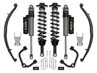 icon 2021-2024 ford f-150 tremor, 2.5-3" lift, stage 2 suspension system, tubular, w/ leaf packs k93162tl
