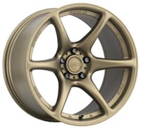 (clearance - no returns) 18x9.5 kansei tandem textured bronze 5x100 22mm