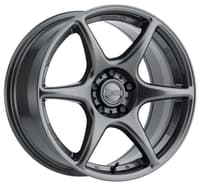 18x9 kansei tandem gloss gunmetal 5x4.5/114.3 12mm