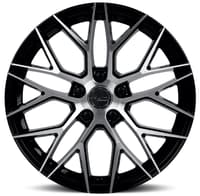 17x7.5 katana racing kr01 gloss black machined 5x108/4.25 40mm