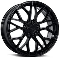 17x7.5 katana racing kr01 gloss black 5x108/4.25 40mm
