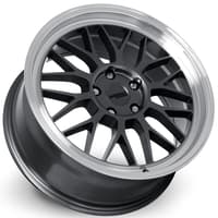 18x8 katana racing kr06 gloss gunmetal machined lip 5x100 40mm