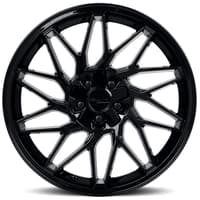 18x8 katana racing kr09 gloss black 5x4.25/108 5x4.5/114.3 40mm