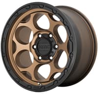 17x8.5 kmc km541 dirty harry matte bronze w/ black lip 6x5.5/139.7 0mm