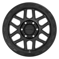 17x9 kmc km544 mesa satin black w/ gloss black lip 6x4.5/114.3 18mm