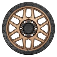 17x9 kmc km544 mesa matte bronze w/ black lip 6x5.5/139.7 18mm