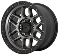 17x9 kmc km544 mesa satin black w/ grey tint 5x5/127 -12mm