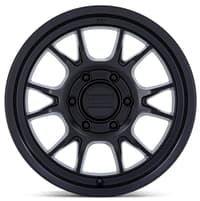 17x8.5 kmc km729 range matte black 6x135 0mm