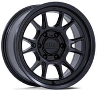 17x8.5 kmc km729 range matte black 6x135 0mm