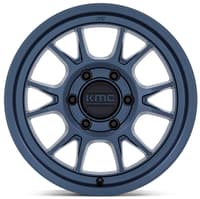 (clearance - no returns) 17x8.5 kmc km729 range metallic blue 6x5.5/139.7 -10mm