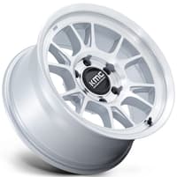 17x8.5 kmc km729 range gloss silver machined 6x135 0mm