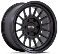 18x9 kmc km447 impact forged monoblock satin black 6x135 18mm