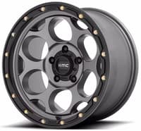 KMC KM541 Dirty Harry Satin Gray w/ Black Lip