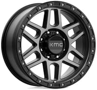 20x9 kmc km544 mesa satin black w/ grey tint (8 lug) 8x180 18mm