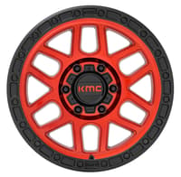 KMC KM544 Mesa Candy Red w/ Black Ring
