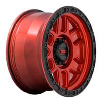(clearance - no returns) 20x9 kmc km544 mesa candy red w/ black ring 8x6.5/165 0mm