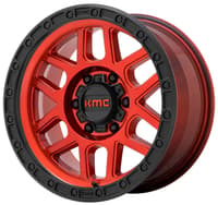 KMC KM544 Mesa Candy Red w/ Black Ring