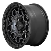 17x8 kmc km545 satin black w/ gray tint 6x5.5/139.7 20mm