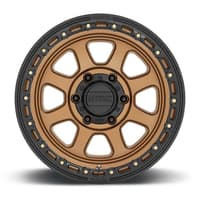 (clearance - no returns) 20x9 kmc km548 chase matte bronze w/ black lip 6x5.5/139.7 18mm