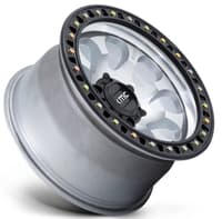 18x9 kmc km550 riot sbl machined w/ satin black lip 6x5.5/139.7 18mm