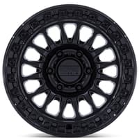 17x8.5 kmc km552 ims matte black w/ gloss black lip 6x5.5/139.7 25mm