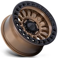 18x9 kmc km552 ims matte bronze w/ gloss black lip 8x180 0mm