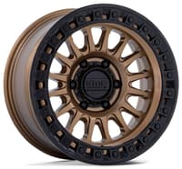 18x9 kmc km552 ims matte bronze w/ gloss black lip 8x180 0mm