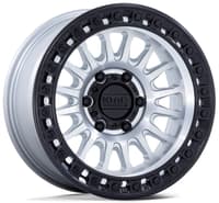 17x8.5 kmc km552 ims machined w/ matte black lip 5x5/127 25mm