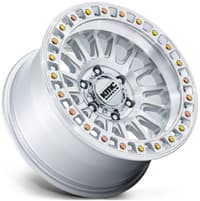 18x9 kmc km552 ims gloss silver machined 6x5.5/139.7 30mm