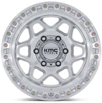 KMC KM553 Torx Gloss Silver Machined
