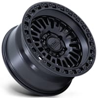 KMC KM554 Aztec Matte Black w/ Gloss Black Lip