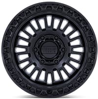 KMC KM554 Aztec Matte Black w/ Gloss Black Lip