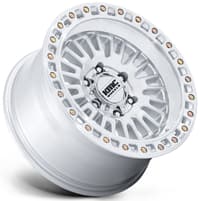 KMC KM554 Aztec Gloss Silver Machined