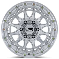 KMC KM556 Cruz Gloss Silver Machined