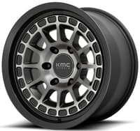 16x8 kmc km719 canyon satin black w/ gray tint 6x5.5/139.7 0mm